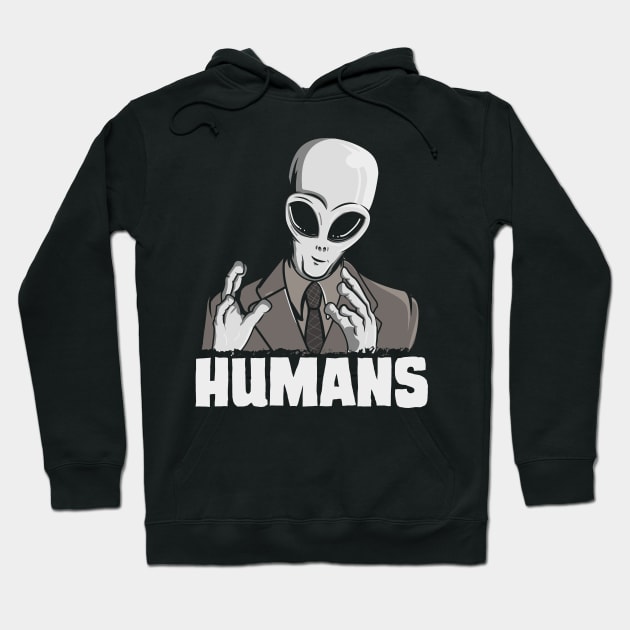 Humans Hoodie by Piercek25